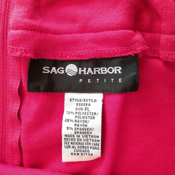 Sag Harbor Petite Knit Midi Skirt w/Side Slit Detail - Picture 8 of 9